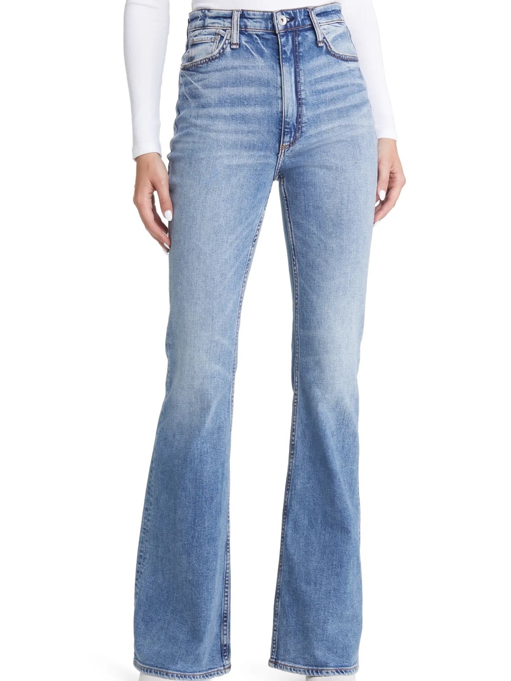 rag & bone Casey High-Rise Flare Jeans